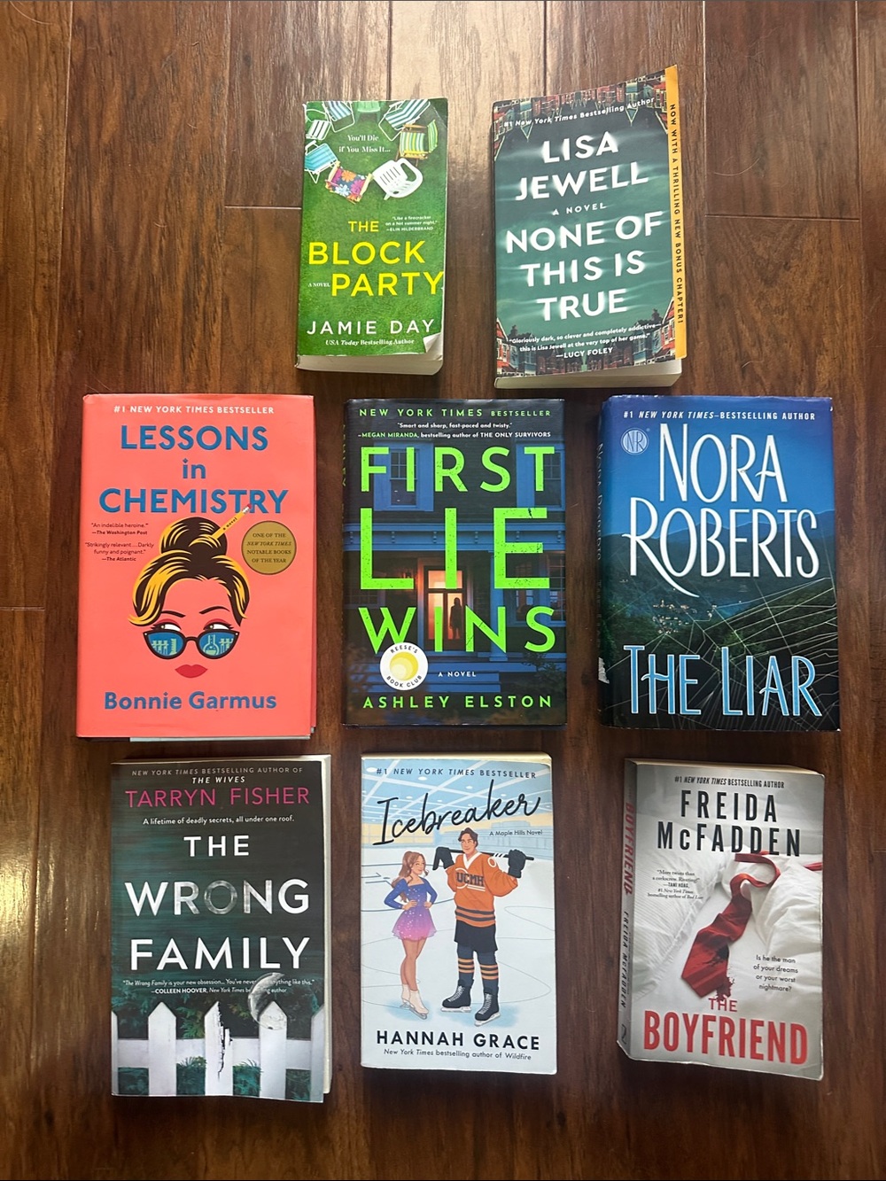 Barnes & Noble Assorted Fiction Paperback & Hardback Book Lot